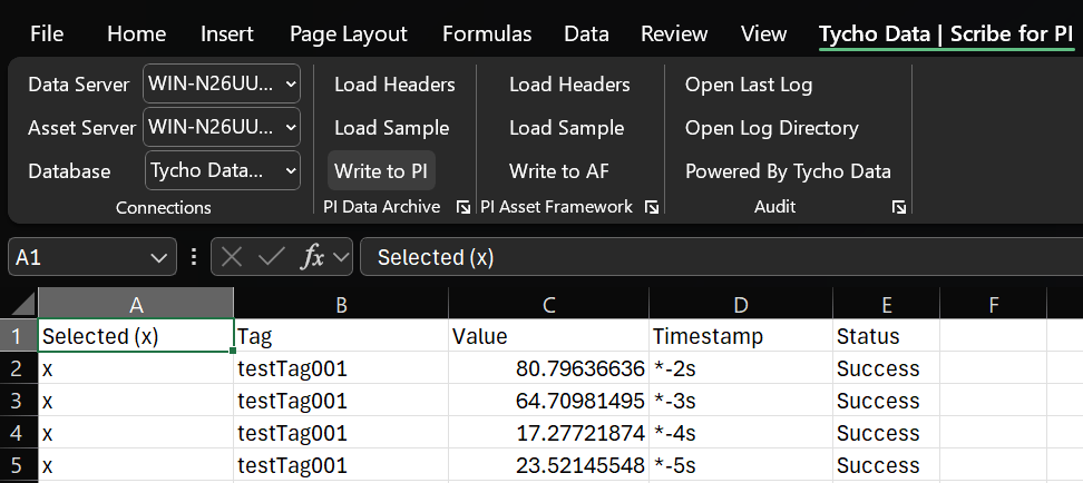 Manual Data Entry to PI&nbsp;System